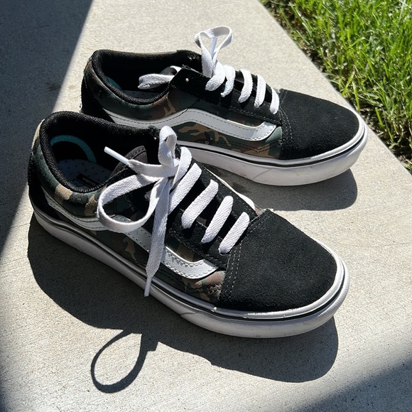 Black and camo vans size 3 kids - Picture 5 of 6